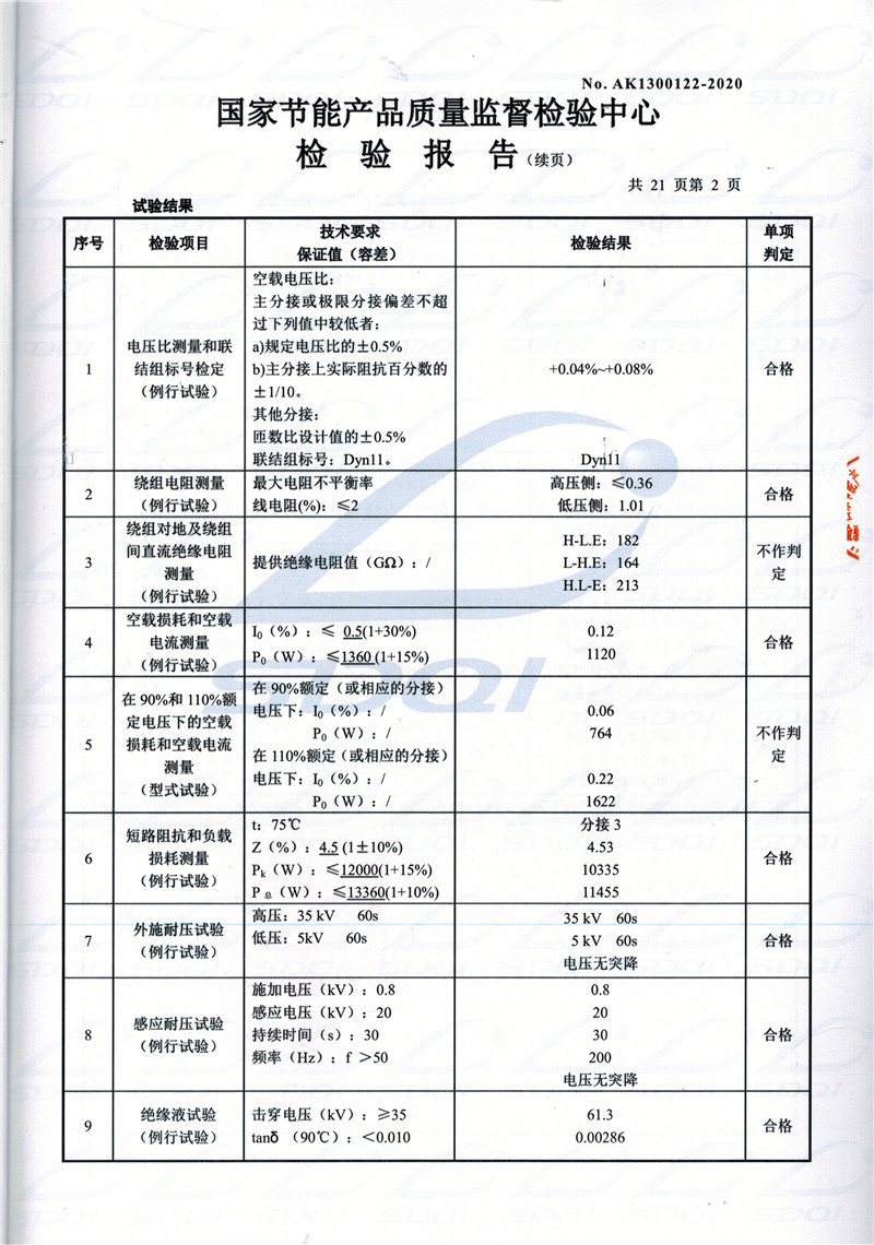 高低压试验报告-S11-1250丰泽丰泽丰泽油浸式变压器-2.jpg